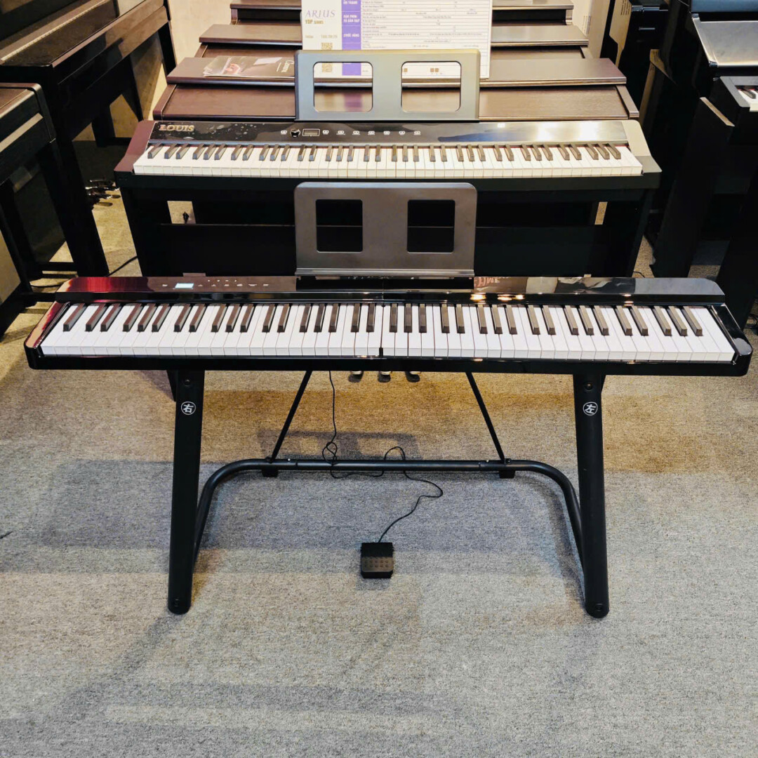 Đàn piano gấp Louis LF 500 Blue tooth tích hợp pin sạc; Mua piano giá rẻ Hà Nội; đàn piano giá rẻ Hà Nội; Cửa hàng đàn piano giá rẻ Hà Nội;